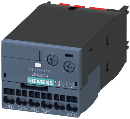 3RA2814-2FW10 AUX SWITCH OFF-DELAY UC24-240V 0...