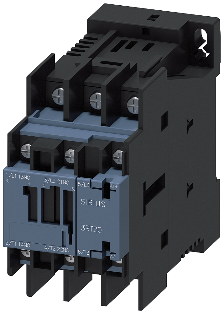 G_NSA0_XX_00968P 3RT2028-4BB40 CONTACTOR,AC3:18,5KW 1NO+1NC DC24V - Зображення 1