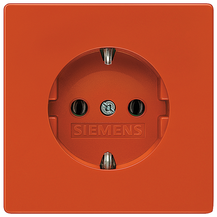 P_I201_XX_02198P 5UB1850 DELTA STYLE,SOCKET OUTLET ORANGE - Зображення 1