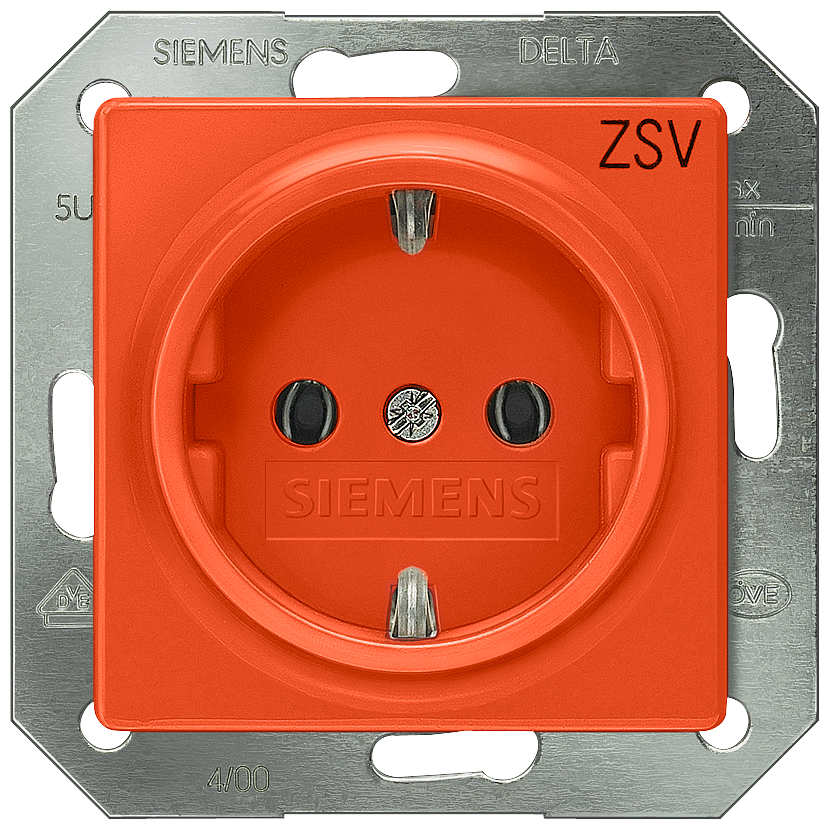 P_I201_XX_02890P 5UB1911 I-SYST. SOCKET OUTLET ORANGE - Зображення 1