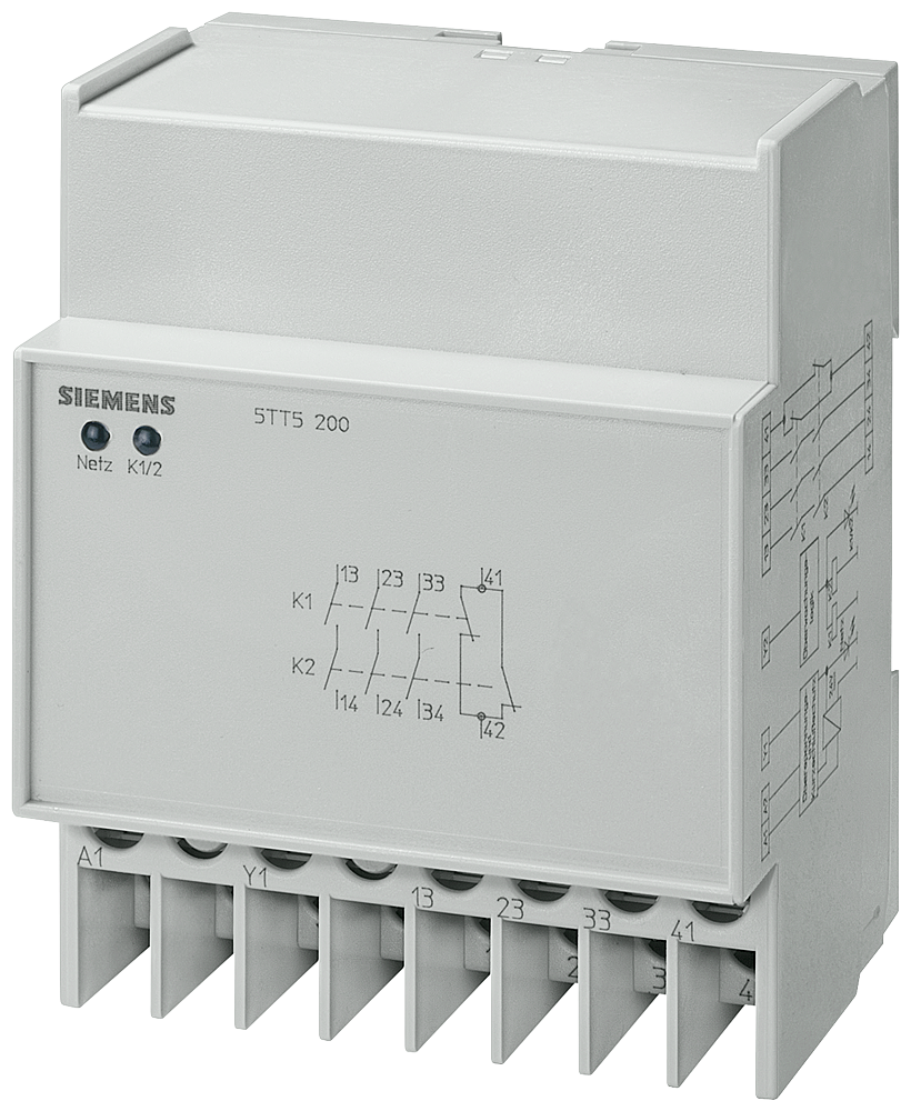 P_I201_XX_04564P 5TT5200 EMERGENCY-STOP-RELAY 230V 10A - Зображення 1