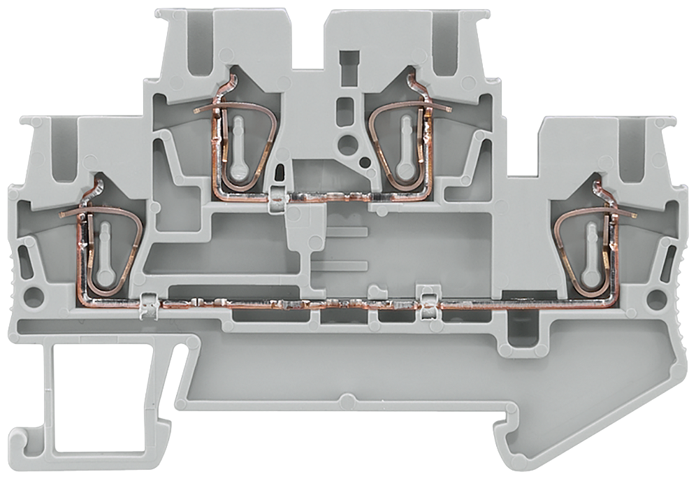 P_I201_XX_05054P 8WH2025-0AF00 2-TIER PV TE. 2.5 MM2, GRAY - Зображення 1