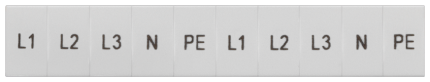 8WH8120-3AA15 LABELS, L1,L2,L3,PE,N, S. 6