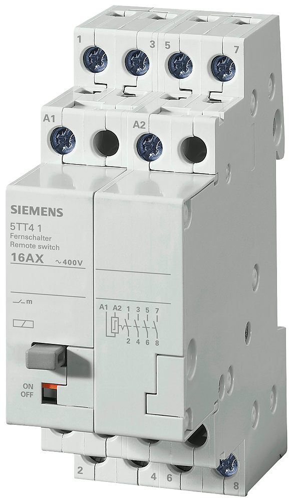 P_I201_XX_05453P 5TT4114-2 REMOTE SWITCH 4NO DC 24V 16A - Зображення 1