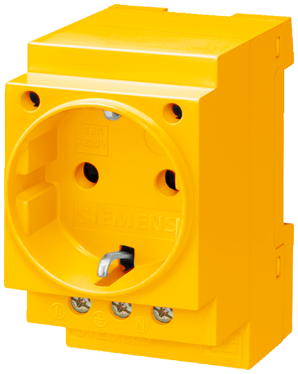 5TE6810 INSTALLATION SOCKET VDE YELLOW