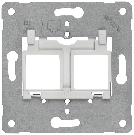 5TG2058-3 SUPPORT PLATE MODULAR-JACK GREY