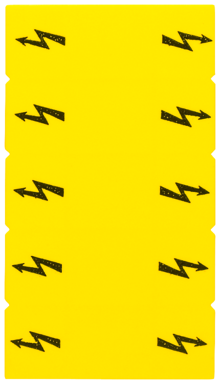 8WH9064-5BA06 WARNING COVERS 8,2MM, YELLOW
