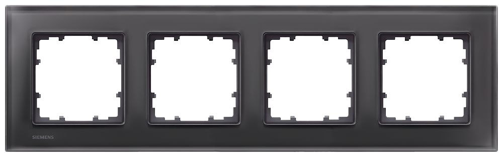 P_I202_XX_00579P 5TG1204-2 MIRO FRAME 4-FOLD GLASS BLACK - Зображення 1