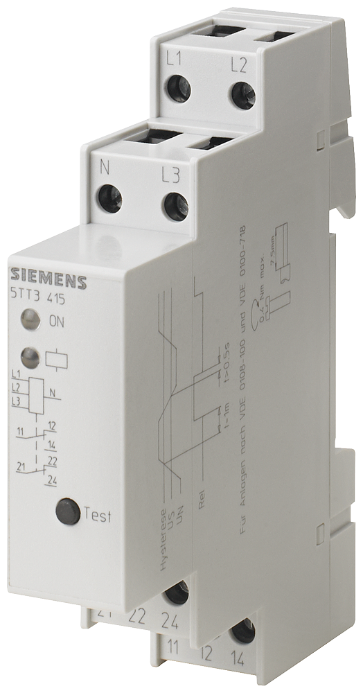 P_I202_XX_01321P 5TT3415 VOLTAGE RELAY 0.85 2CO - Зображення 1