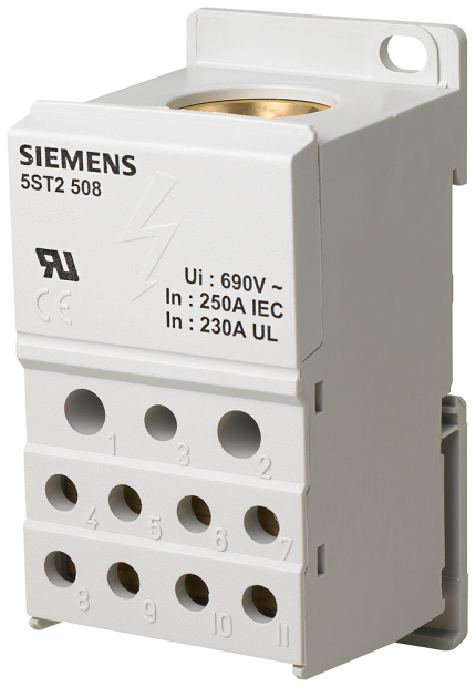 5ST2508 DISTRIB.BOARD BLOCK 1-POLE,250A ...