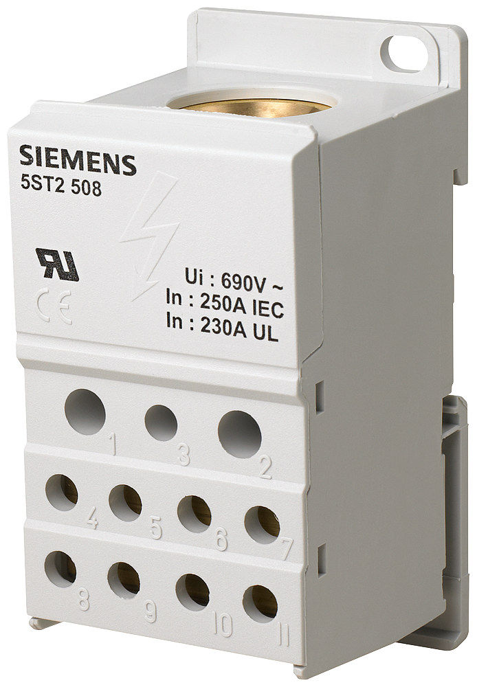 P_I202_XX_01835P 5ST2508 DISTRIB.BOARD BLOCK 1-POLE,250A ... - Зображення 1