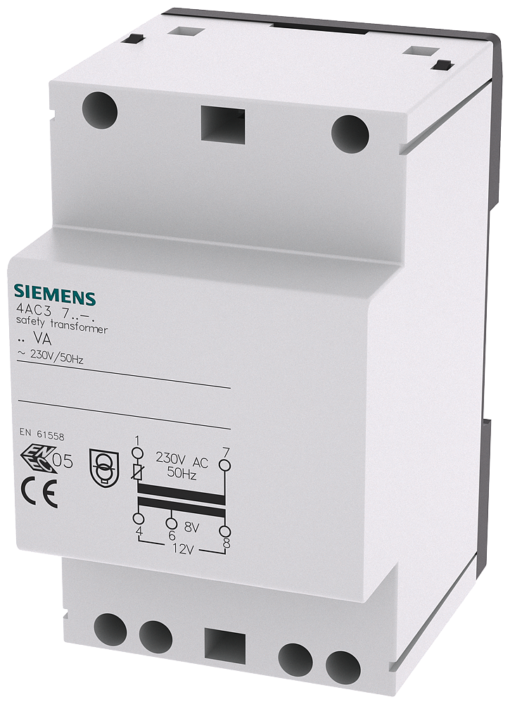 P_I202_XX_06493P 4AC3724-0 SAFETY TRANSFORMER, 24VA - Зображення 1