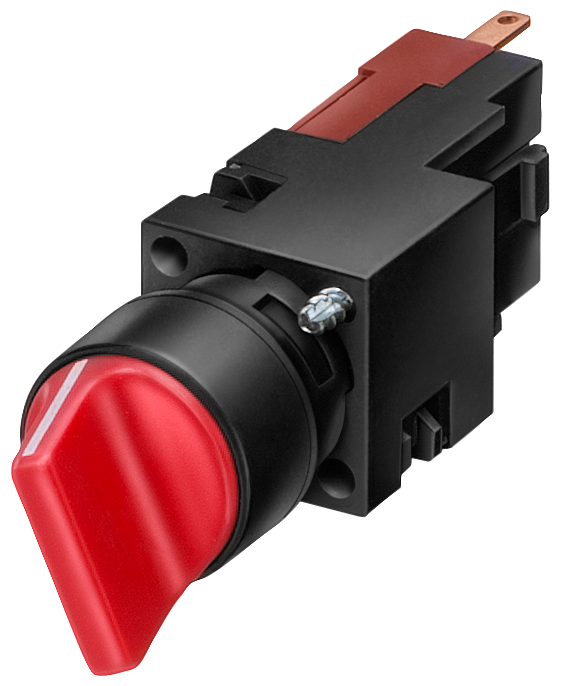 P_NSD0_XX_00784P 3SB2202-2AG01 TOGGLE SWITCH, WHITE, O-I, 1NO - Зображення 1