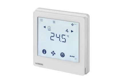 RDF880KN/NF Touch Screen Flush-mount Room Thermostats with KNX Communications