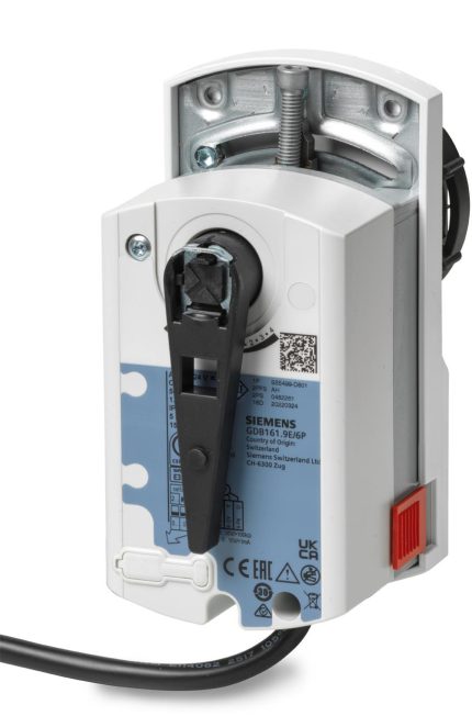 GDB161.9H/6P100 Electromotoric rotary actuator for 6-port PICV